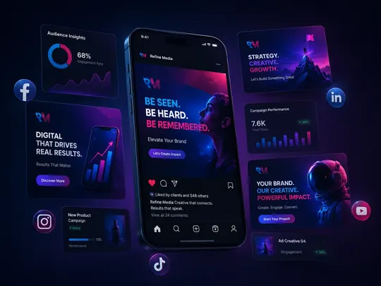 Digital marketing creatives service preview